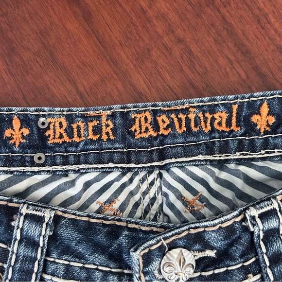 Rock Revival Jamila Boot Jeans Size 30 - Picture 11 of 13